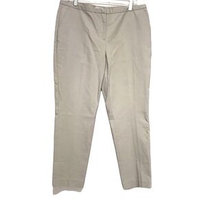 HALOGEN tan ankle trouser pants 12